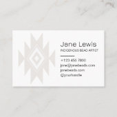 Indigene amerikanische Symbolillustration Indigene Visitenkarte (Vorderseite)