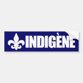 Indigene Autoaufkleber (Vorne)