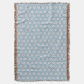 Indigene Blooms Mandala Throw Blanket Decke (Vorderseite Vertikal)