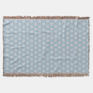 Indigene Blooms Mandala Throw Blanket Decke
