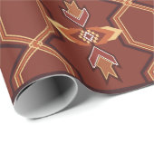 Indigene Druck 3 Packpapier (Rolleneckpunkt)