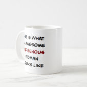 indigene Frau, großartig Kaffeetasse (Vorderseite Links)