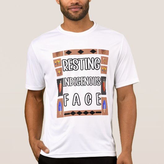Indigene Gesichter wiederherstellen T-Shirt (Vorderseite)
