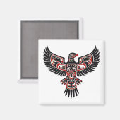 Indigene Haida-Bevölkerung im Pazifik im Nordweste Magnet (Vorderseite/Rückseite)