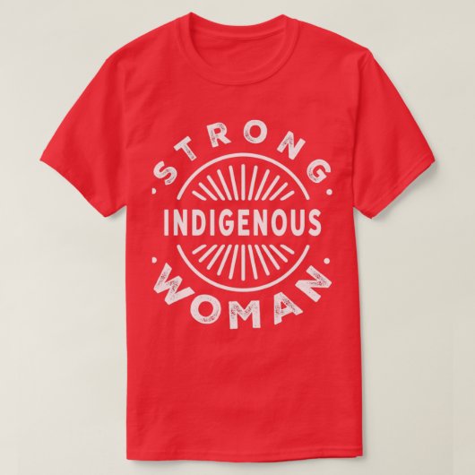 Indigene Indigene Frau T-Shirt (Design vorne)