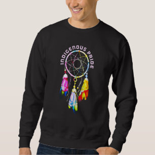 Indigene Indigene Indianer Stolz Indische Dreamcat Sweatshirt