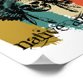Indigene indigene indigene Nation Indianers Poster (Ecke)