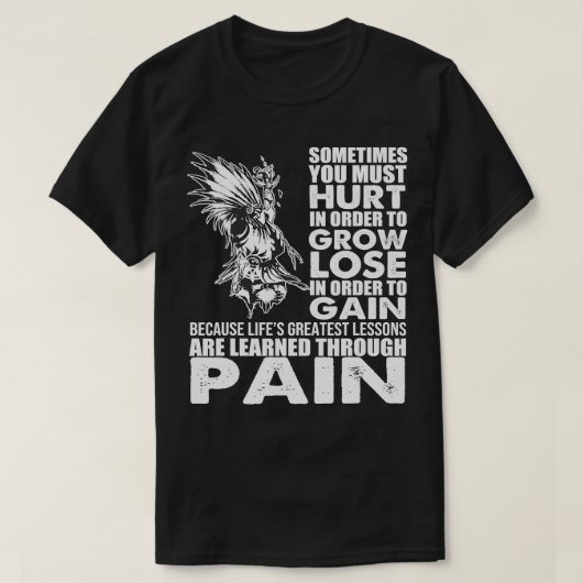Indigene Indigene, INSPIRIERTE CHIEF. PAIN T-Shirt (Design vorne)