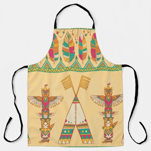 Indigene indigene Ornamentalgeschichte der Indiane Schürze (Vorderseite)