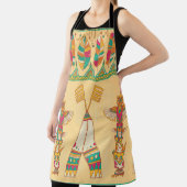 Indigene indigene Ornamentalgeschichte der Indiane Schürze (InSitu)