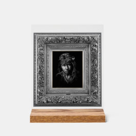 Indigene Indigene Ureinwohner. Acrylschild