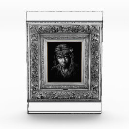 Indigene Indigene Ureinwohner. Fotoblock