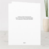 Indigene Indigene Ureinwohner. Karte (Rückseite)