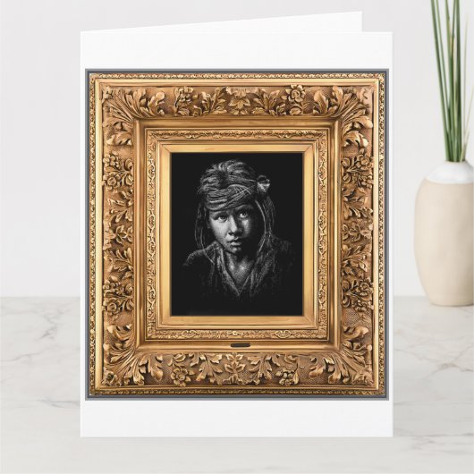 Indigene Indigene Ureinwohner. Karte (Vorderseite)