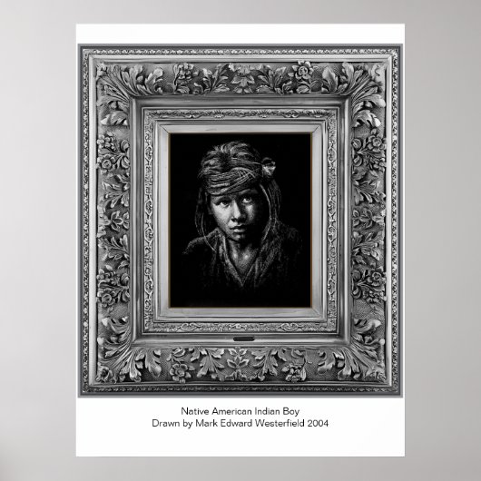 Indigene Indigene Ureinwohner. Poster (Vorne)