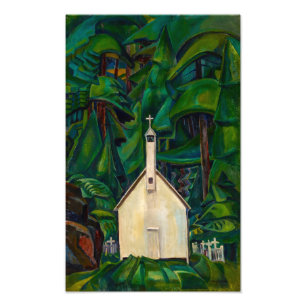Indigene Kirche Emily Carr Fotodruck