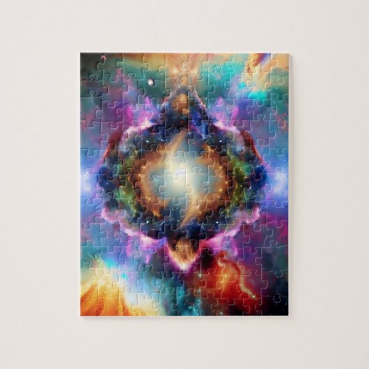 Indigene kosmische Wolken öffnen den Himmelsweg Puzzle (Vertikal)