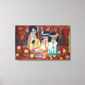 Indigene Leinwanddruck (Vorderseite)