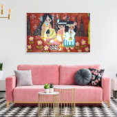 Indigene Leinwanddruck (Insitu (Wohnzimmer))