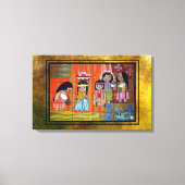 Indigene Leinwanddruck (Vorderseite)