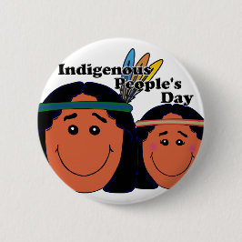 Indigene Menschen Button