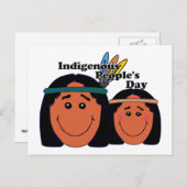 Indigene Menschen Postkarte (Vorne/Hinten)