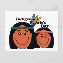 Indigene Menschen Postkarte