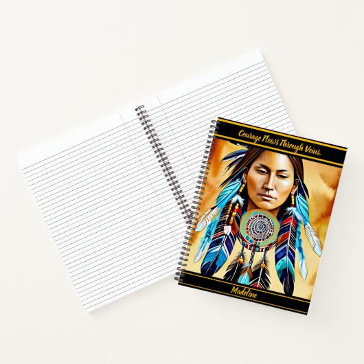 Indigene Schreibablage: Indigener Flair Notizblock (Innenseite)