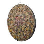 Indigene See in Ochre - einzigartig Dartscheibe (Vorderseite rechts)