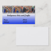 Indigene und indigene Kunst und Handwerk Visitenkarte (Vorne/Hinten)
