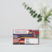 Indigene und indigene Textilien Visitenkarte (Stehend Vorderseite)