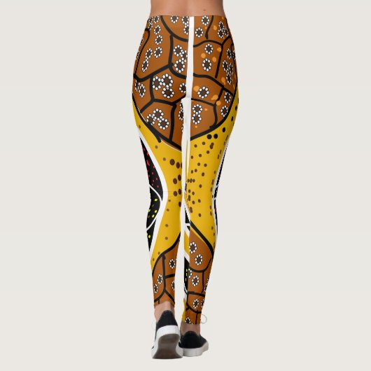 indigene Ureinwohner Leggings (Rückseite)