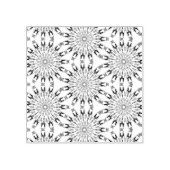 Indigene Winterblüte Gummistempel (Prägung)