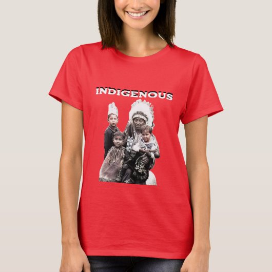 Indigener amerikanischer T - Shirt (Vorderseite)
