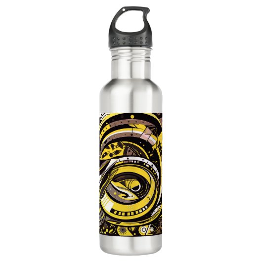 Indigener Infuser Edelstahlflasche (Vorderseite)