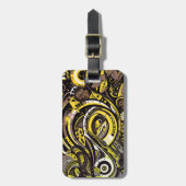 Indigener Infuser Gepäckanhänger (Vorderseite vertikal)