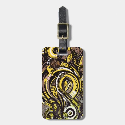 Indigener Infuser Gepäckanhänger (Vorderseite vertikal)