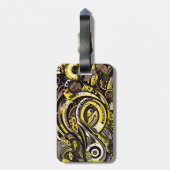 Indigener Infuser Gepäckanhänger (Rückseite vertikal)