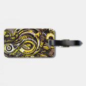 Indigener Infuser Gepäckanhänger (Rückseite horizontal)