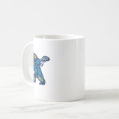 Indigener Lacrosse Bär Kaffeetasse (Vorderseite Links)