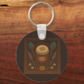 Indigener mexikanischer Schlüsselanhänger - Warrio (Rückseite)