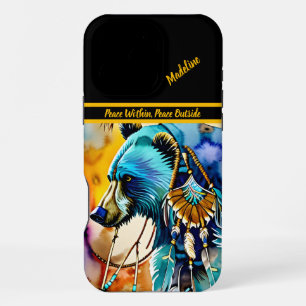 Indigenes Design : Künstlerische Note iPhone 16 Pro Max Hülle