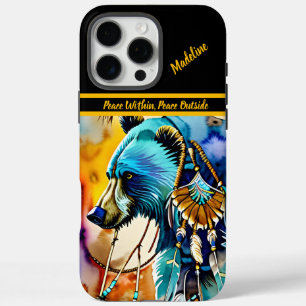 Indigenes Design: künstlerischer Flair iPhone 16 Pro Max Hülle