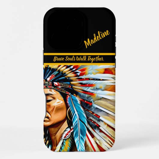 Indigenes künstlerisches Erbe iPhone Hülle (Rückseite)
