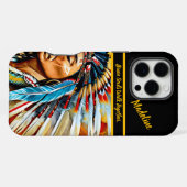 Indigenes künstlerisches Erbe iPhone Hülle (Rückseite (Horizontal))