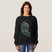 Indigenous Atabey Goddess Taíno Symbol from Puerto Sweatshirt (Vorne ganz)