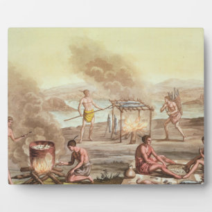 Indigenous from Florida fertiing and cook Fotoplatte