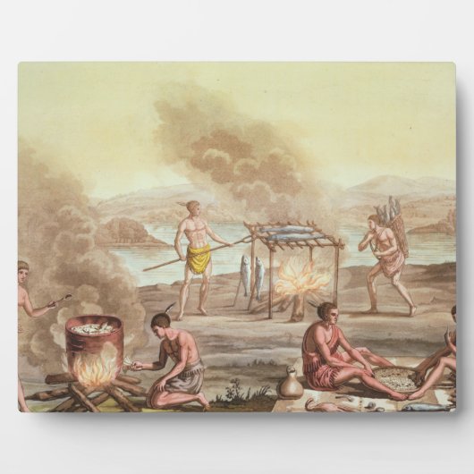 Indigenous from Florida fertiing and cook Fotoplatte (Vorderseite)