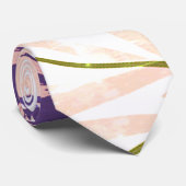 Indigenous Gold Leaf Woodland Flowers Krawatte (Gerollt)