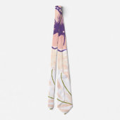 Indigenous Gold Leaf Woodland Flowers Krawatte (Rückseite)